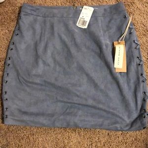 Baby blue skirt